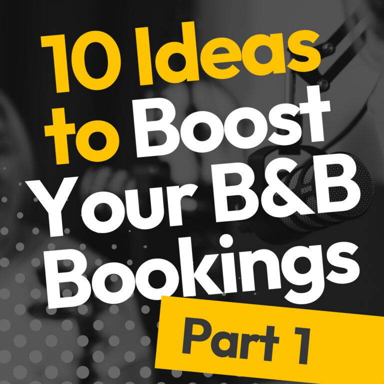 10 Marketing Ideas to Boost Your B&B Bookings Pt1- S01E003 10 Marketing Ideas to Boost Your BB Bookings Part 1 Rock at Business - S01E003 | 10 Marketing Ideas to Boost Your B&B Bookings Pt1 - Rock at Business