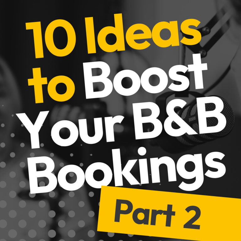 10 Marketing Ideas to Boost Your B&B Bookings Pt2- S01E004 10 Marketing Ideas to Boost Your BB Bookings Part 1 Rock at Business - S01E004 | 10 Marketing Ideas to Boost Your B&B Bookings Pt2 - Rock at Business